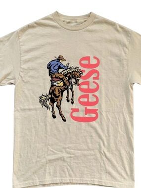 Gildan Cream Heavy Cotton Tee with Crewneck